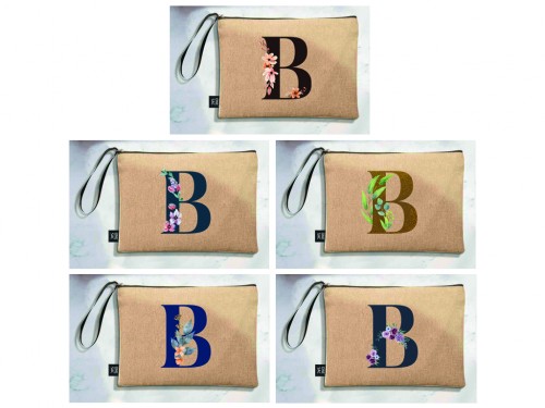 Letter b tote bag - wedding gifts